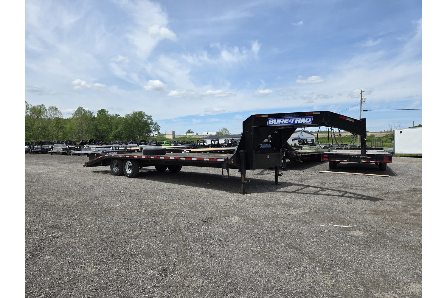 2019 Sure-Trac Deckover Trailer 102x25' 15000 GVW GN Deckover Trailer ST-HDO10225-150G