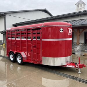 2026 CornPro Stock / Stock Combo Trailer 16' Livestock Trailer 7000 GVW * RED *SB16-6S