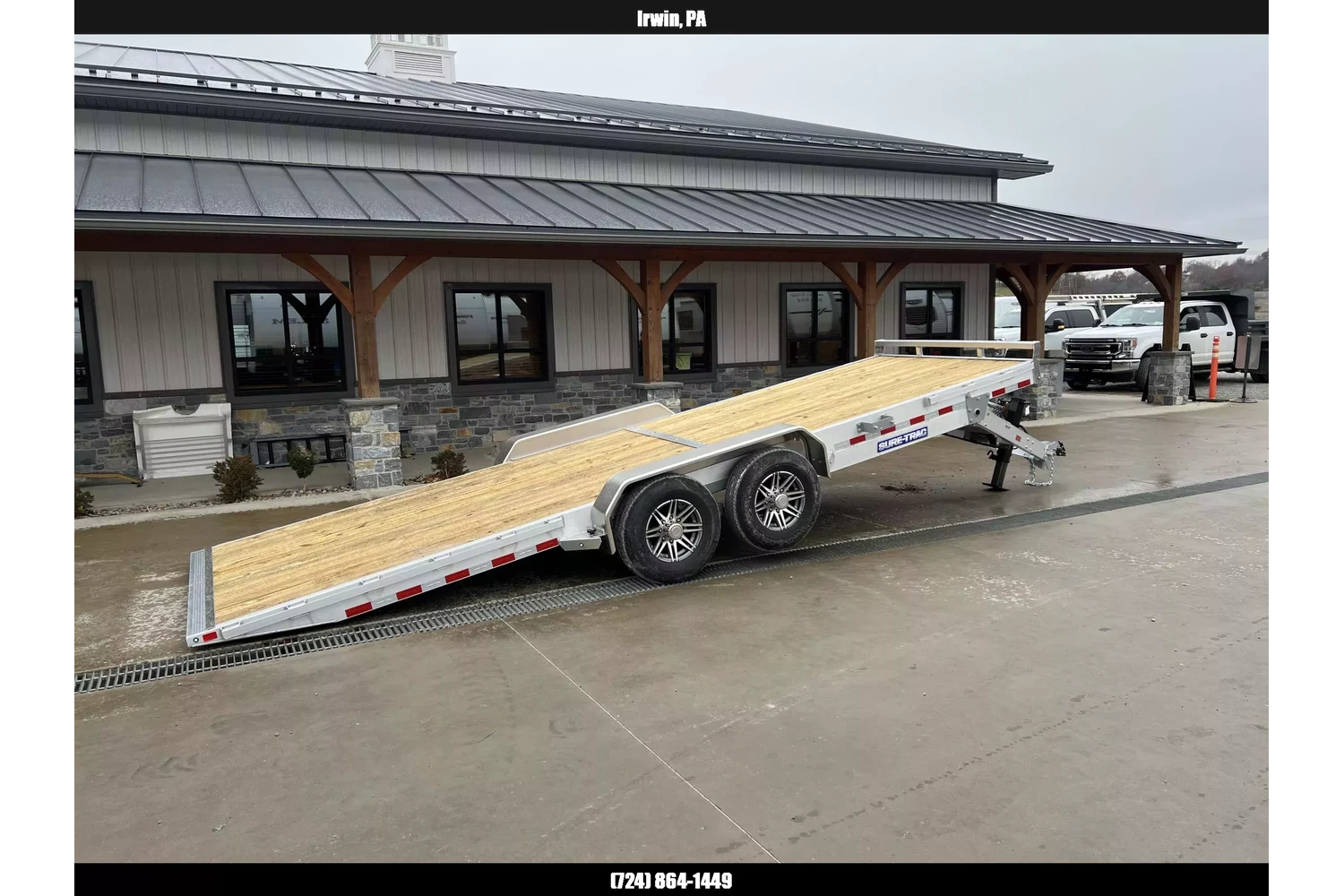 2026 Sure-Trac Car / Racing Trailer 7x22' 14000# Aluminum Tilt Trailer ST-PTA8222-140
