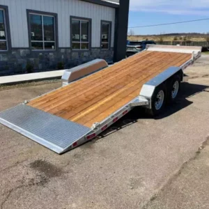 2026 Nordtek Trailers Car / Racing Trailer 9990 GVW 7x22' 9990# Aluminum Tilt Trailer TLT-SD-2SA10K-BP-82X22