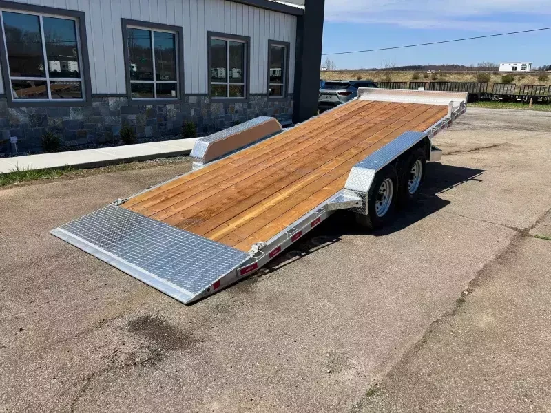 2026 Nordtek Trailers Car / Racing Trailer 9990 GVW 7x22' 9990# Aluminum Tilt Trailer TLT-SD-2SA10K-BP-82X22