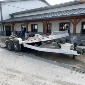 2026 Nordtek Trailers Car / Racing Trailer 16000 GVW 7x22' 16000# Aluminum Tilt Trailer TLT-HD-2SA16K-BP-82X22