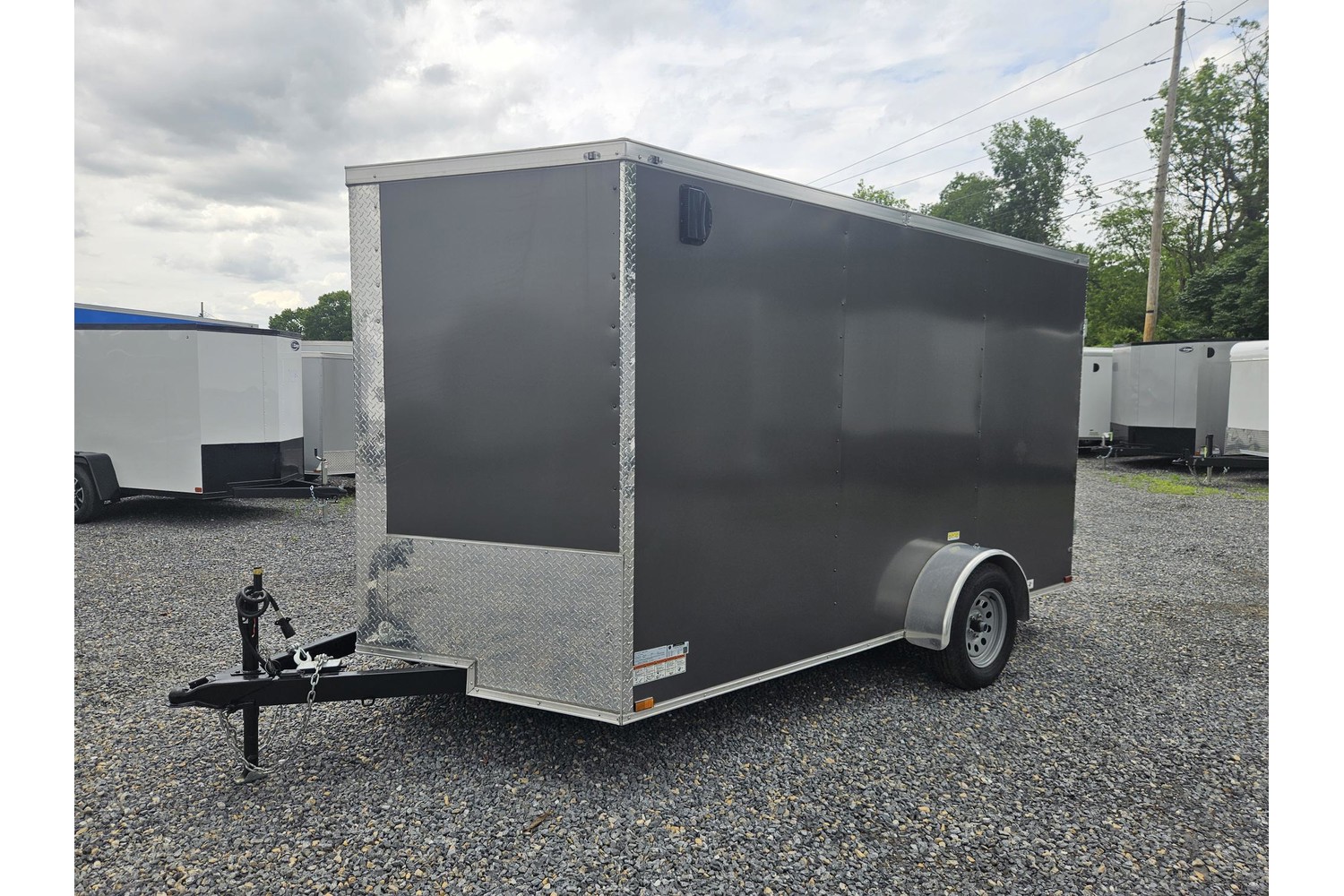 2026 Quality Cargo 7x12 Enclosed Cargo Trailer – Single Axle | 7x12SA-3500-BARN