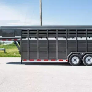 2025 CornPro Stock / Stock Combo Trailer 14000 GVW 20' 12000# GVW Gooseneck Livestock Trailer SG20-7S