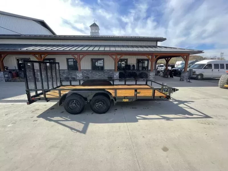 Tandem Axle Pipe Utility Trailer