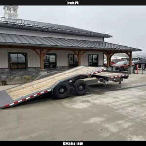 2025 Midsota 102x24 Heavy-Duty Gravity Tilt Equipment Trailer