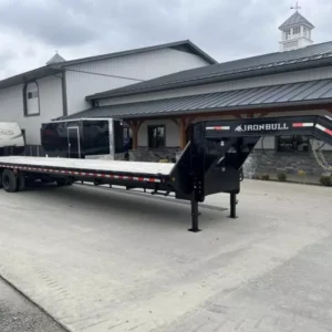 2022 Iron Bull 102" x 40' Heavy-Duty Gooseneck Deckover Trailer Iron Bull gooseneck trailer, gooseneck deckover trailer, 102x40 deckover trailer, heavy-duty equipment trailer, commercial gooseneck trailer, deckover equipment trailer, construction trailer, heavy-haul trailer