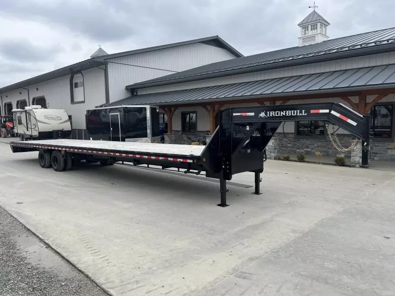 2022 Iron Bull 102" x 40' Heavy-Duty Gooseneck Deckover Trailer Iron Bull gooseneck trailer, gooseneck deckover trailer, 102x40 deckover trailer, heavy-duty equipment trailer, commercial gooseneck trailer, deckover equipment trailer, construction trailer, heavy-haul trailer