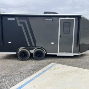 2026 NEO 7.5' x 16' Aluminum Enclosed Powersports Trailer – 7,000 GVWR, NEO enclosed trailer, aluminum powersports trailer, 7.5x16 enclosed trailer, 7000 GVWR trailer, motorcycle trailer, enclosed trailer for ATVs, UTV trailer, cargo trailer
