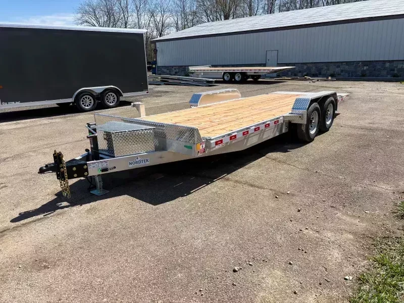 2026 Nordtek Trailers Car / Racing Trailer 9990 GVW 7x22' 9990# Aluminum Tilt Trailer TLT-SD-2SA10K-BP-82X22 - Image 13
