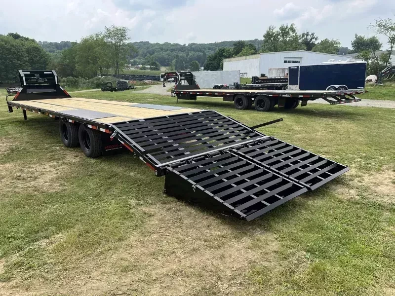 2026 MAXX-D Deckover Trailer 22500 GVW 102x25' Gooseneck Deckover 22500# GVW LKX10225 - Image 14