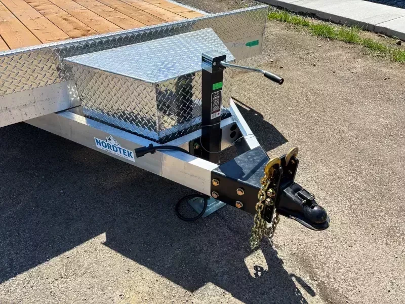 2026 Nordtek Trailers Car / Racing Trailer 9990 GVW 7x22' 9990# Aluminum Tilt Trailer TLT-SD-2SA10K-BP-82X22 - Image 15