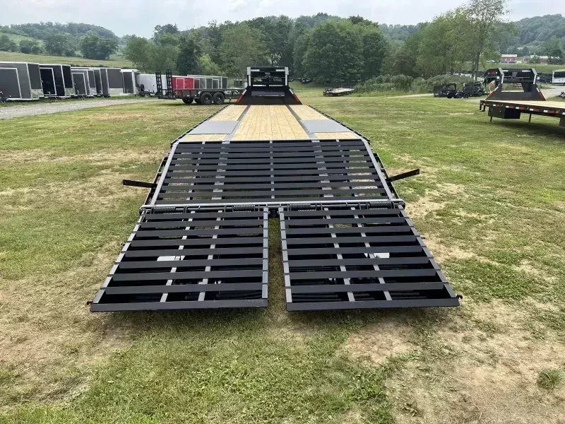 2026 MAXX-D Deckover Trailer 22500 GVW 102x25' Gooseneck Deckover 22500# GVW LKX10225 - Image 15