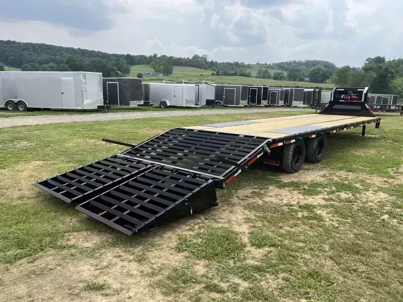 2026 MAXX-D Deckover Trailer 22500 GVW 102x25' Gooseneck Deckover 22500# GVW LKX10225 - Image 16