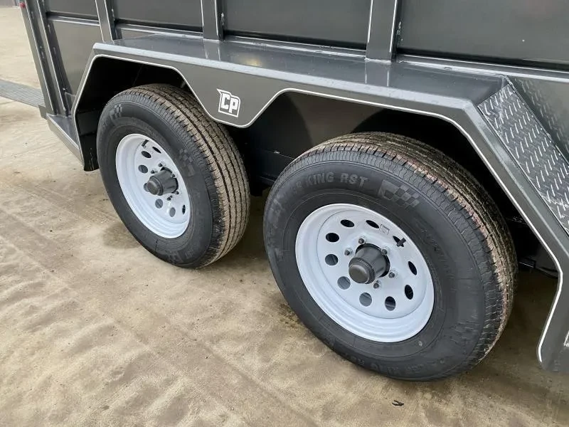 2025 CornPro Stock / Stock Combo Trailer 7000 GVW 16' 7000# GVW Livestock Trailer SB16-6S - Image 17