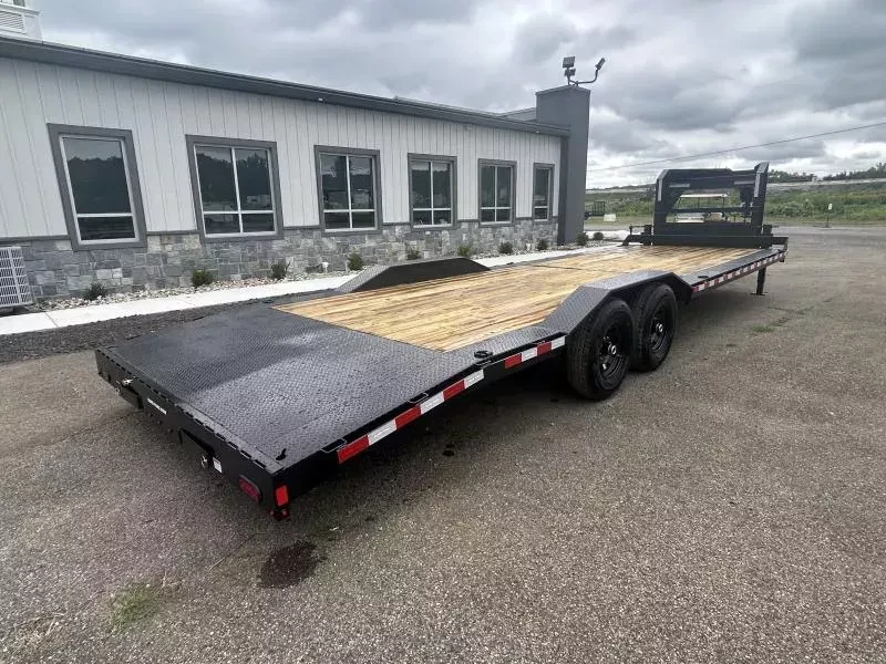 2026 Sure-Trac Car / Racing Trailer 14000 GVW 102x28' Gooseneck Car Hauler 14000# GVW ST-ETX10228-140G-BES - Image 2