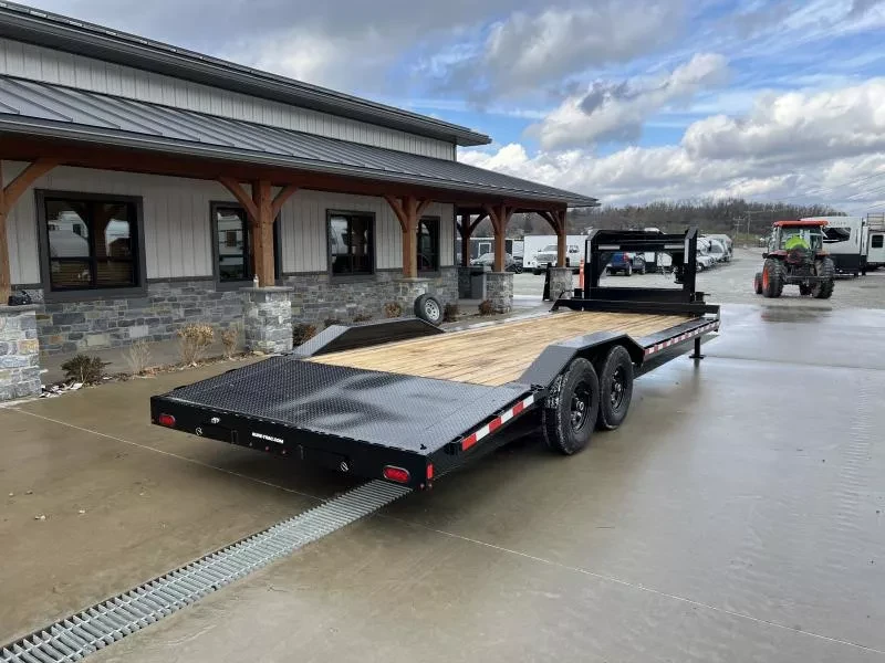2026 Sure-Trac Car / Racing Trailer 14000 GVW 102x24' Gooseneck Car Hauler 14000# GVW ST-ETX10224-140G-BES