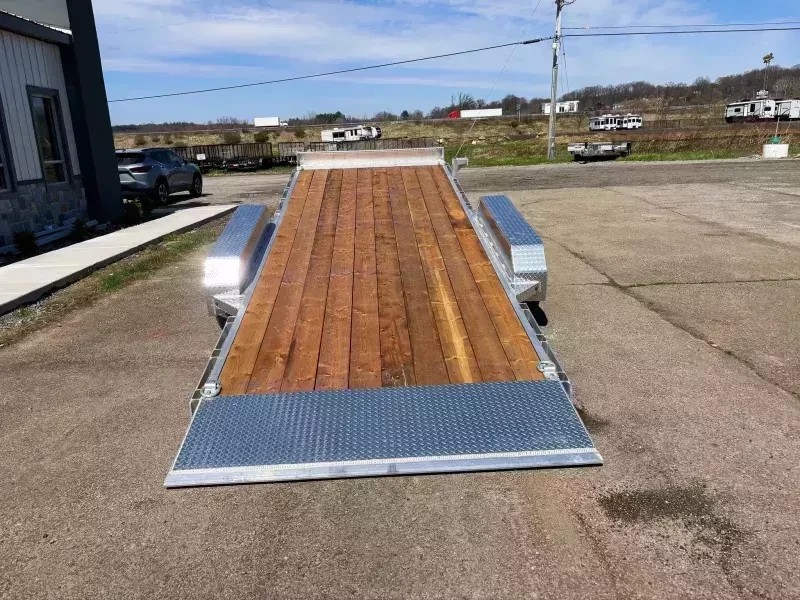 2026 Nordtek Trailers Car / Racing Trailer 9990 GVW 7x22' 9990# Aluminum Tilt Trailer TLT-SD-2SA10K-BP-82X22 - Image 2