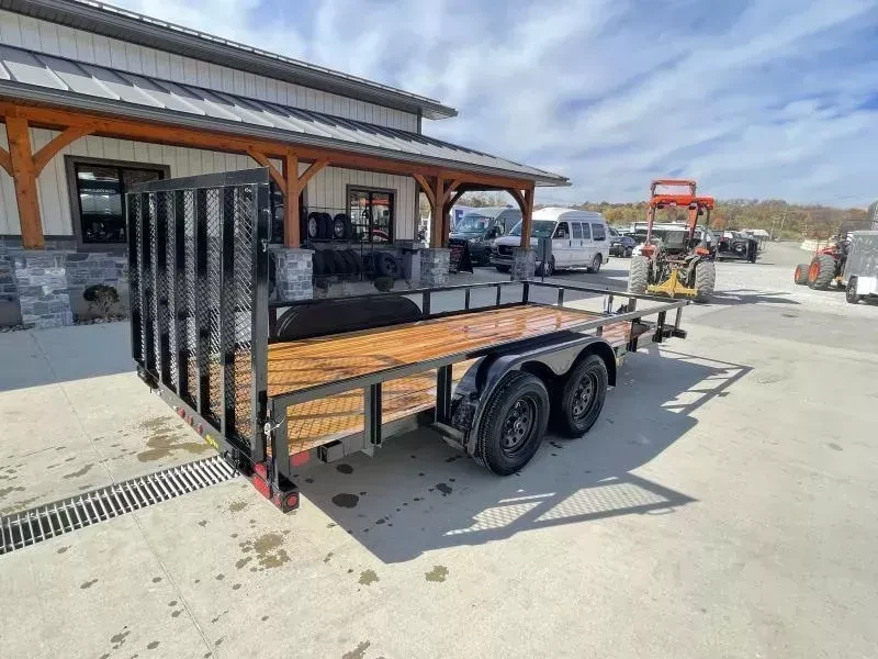 Tandem Axle Pipe Utility Trailer - Image 2