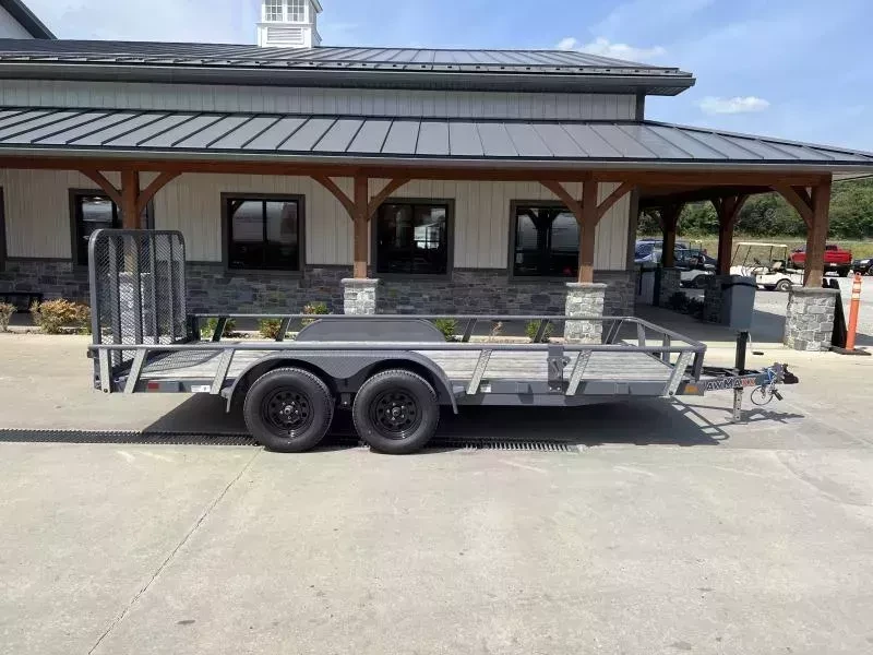 2026 RawMaxx Utility Trailers 7000 GVW 77x16' Utility Trailer 7000# GVW UTX1677BP7K - Image 2