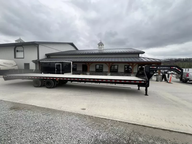 2022 Iron Bull 102" x 40' Heavy-Duty Gooseneck Deckover Trailer - Image 2