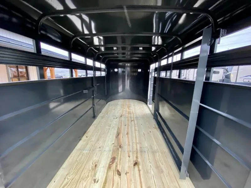 2025 CornPro Stock / Stock Combo Trailer 7000 GVW 16' 7000# GVW Livestock Trailer SB16-6S - Image 25