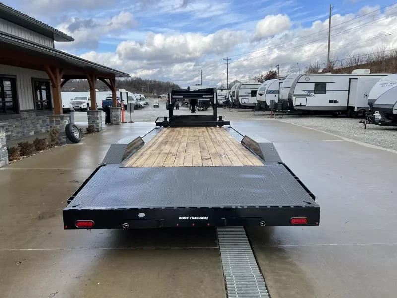 2026 Sure-Trac Car / Racing Trailer 14000 GVW 102x24' Gooseneck Car Hauler 14000# GVW ST-ETX10224-140G-BES - Image 3