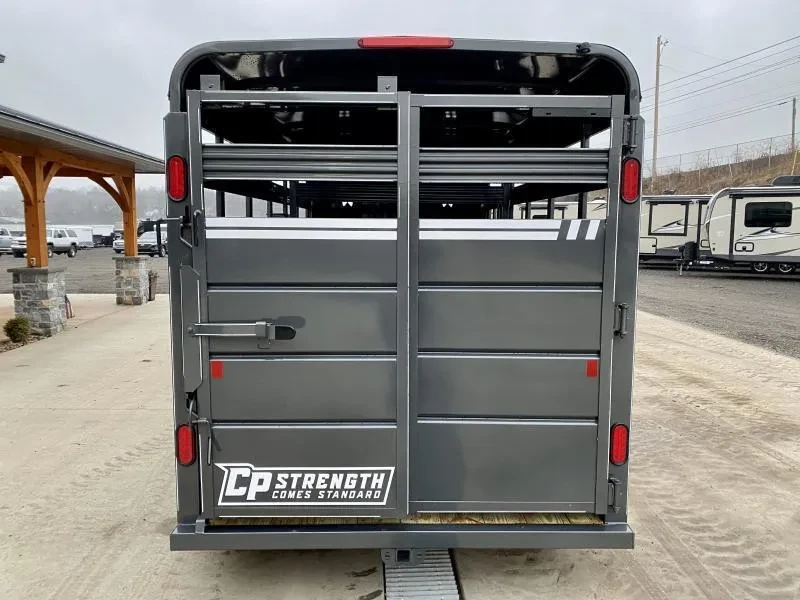 2025 CornPro Stock / Stock Combo Trailer 7000 GVW 16' 7000# GVW Livestock Trailer SB16-6S - Image 4