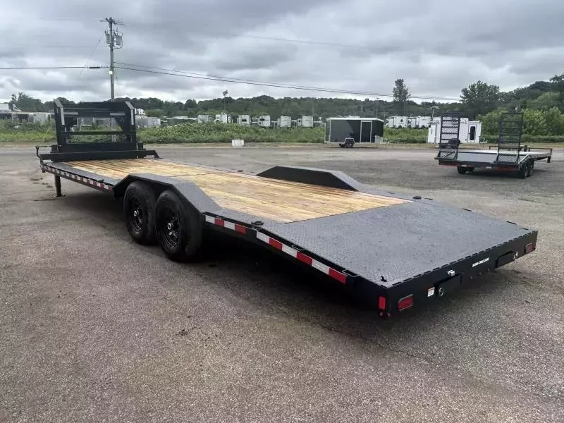 2026 Sure-Trac Car / Racing Trailer 14000 GVW 102x28' Gooseneck Car Hauler 14000# GVW ST-ETX10228-140G-BES - Image 4