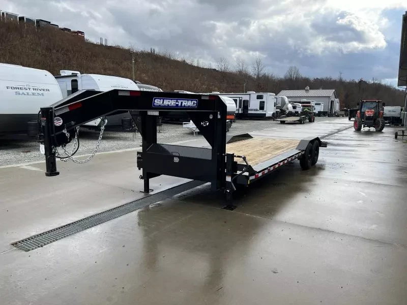 2026 Sure-Trac Car / Racing Trailer 14000 GVW 102x24' Gooseneck Car Hauler 14000# GVW ST-ETX10224-140G-BES - Image 6