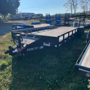 2024 Rice Trailers Utility Trailers 9990 GVW 7x24' HD 9990 GVW * 6" TONGUE AND FRAME * ADJUSTABLE COUPLER * HD GATE *FMEM8224-UTA