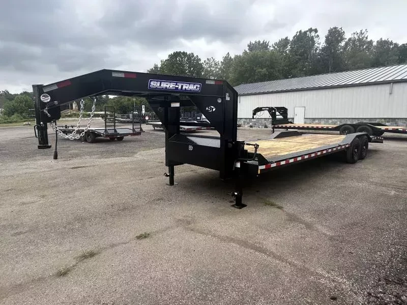 2026 Sure-Trac Car / Racing Trailer 14000 GVW 102x28' Gooseneck Car Hauler 14000# GVW ST-ETX10228-140G-BES - Image 6