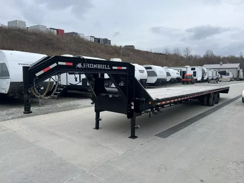 2022 Iron Bull 102" x 40' Heavy-Duty Gooseneck Deckover Trailer - Image 7