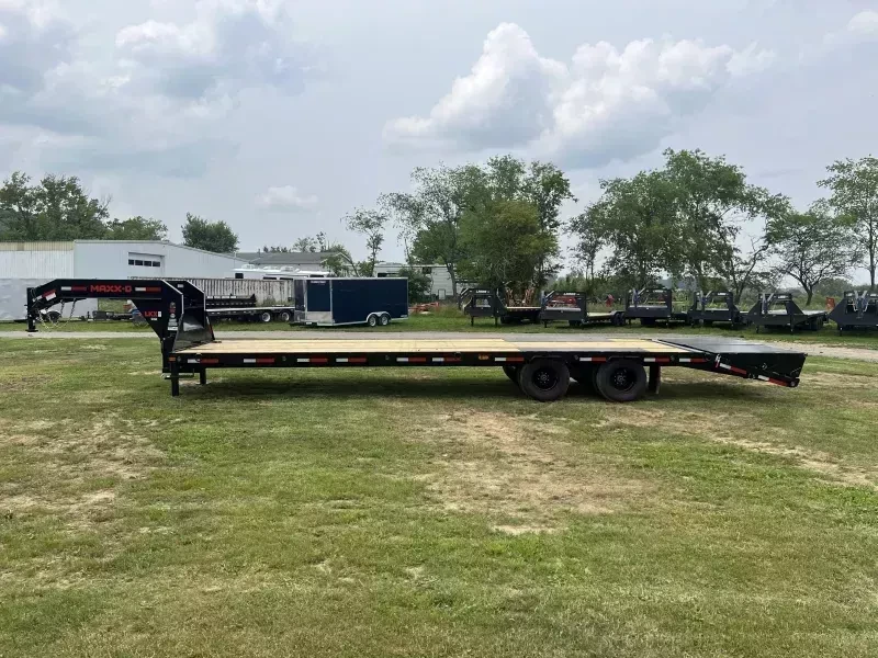 2026 MAXX-D Deckover Trailer 22500 GVW 102x25' Gooseneck Deckover 22500# GVW LKX10225 - Image 8