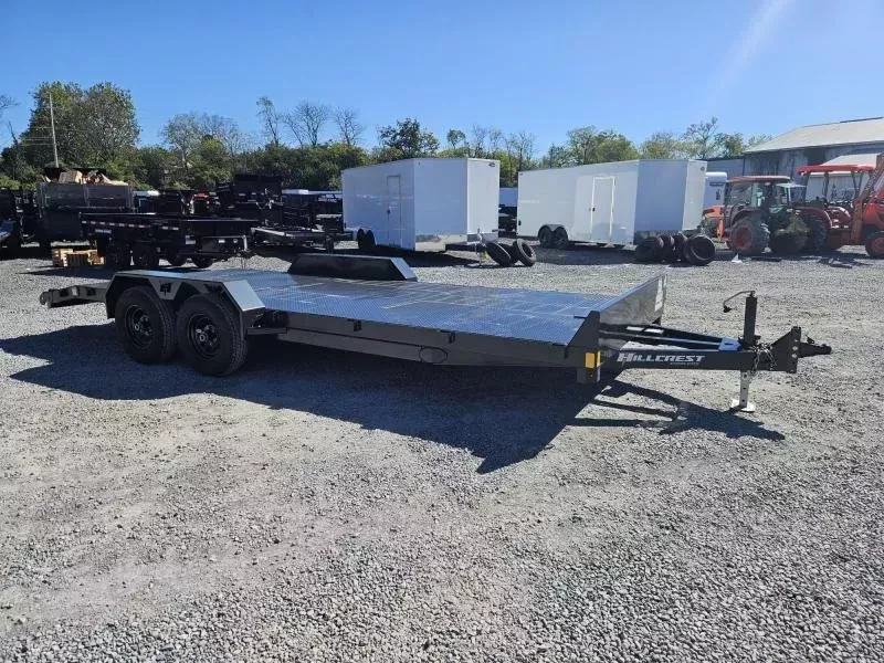 2026 Hillcrest Trailers Car / Racing Trailer 9990 GVW 7x20' Steel Deck Car Hauler Trailer 9990# GVW 10182SCDP - Image 8