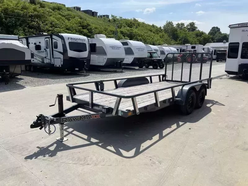 2026 RawMaxx Utility Trailers 7000 GVW 77x16' Utility Trailer 7000# GVW UTX1677BP7K - Image 8