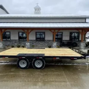 2026 Sure-Trac Flatbed Trailer 9900 GVW 102x16' Deckover Flatbed Trailer 9900# GVW ST-TDOF10216-100