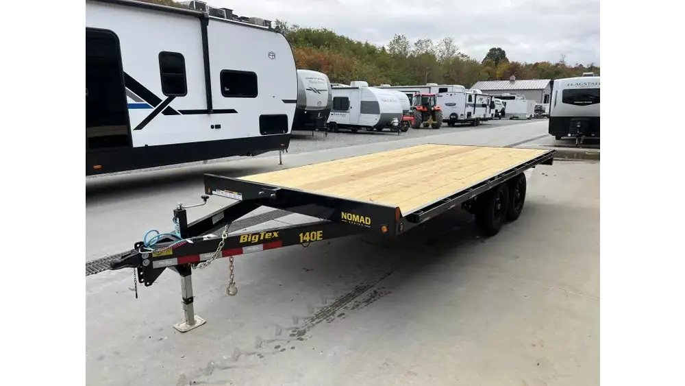 2026 Big Tex Trailers Flatbed Trailer 14000 GVW 102x18' Flatbed Deckover 14000# GVW 14OE-18STA-S8BK - Image 5