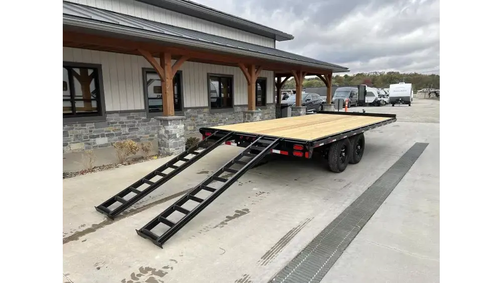 2026 Big Tex Trailers Flatbed Trailer 14000 GVW 102x18' Flatbed Deckover 14000# GVW 14OE-18STA-S8BK - Image 8