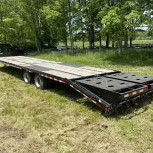 2023 Sure-Trac 102" x 30' Heavy Duty Deckover Trailer Sure-Trac deckover trailer, 102x30 deckover trailer, 30000 GVWR deckover trailer, heavy-duty deckover trailer, equipment hauling trailer, commercial deckover trailer, construction equipment trailer, 30K GVWR trailer