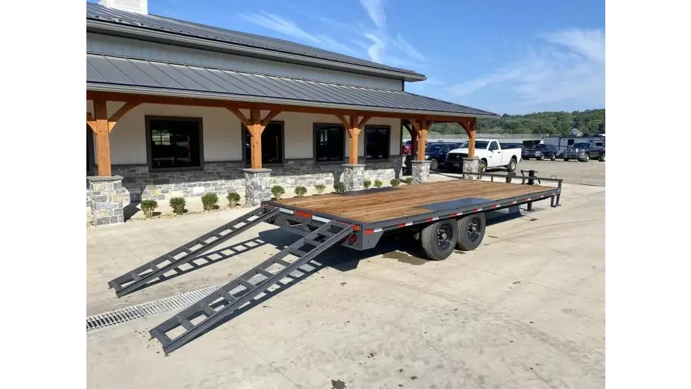 2026 Lamar Trailers Flatbed Trailer 14000 GVW 102x20' 14000# GVW Deckover Trailer F8022027-STRAIGHT - Image 14