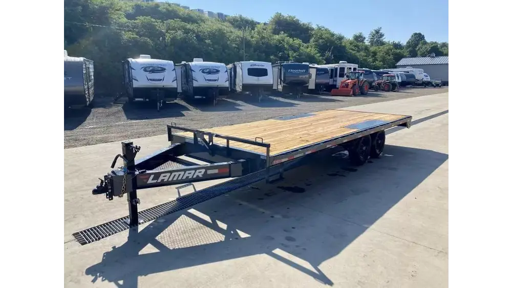 2026 Lamar Trailers Flatbed Trailer 14000 GVW 102x20' 14000# GVW Deckover Trailer F8022027-STRAIGHT - Image 6