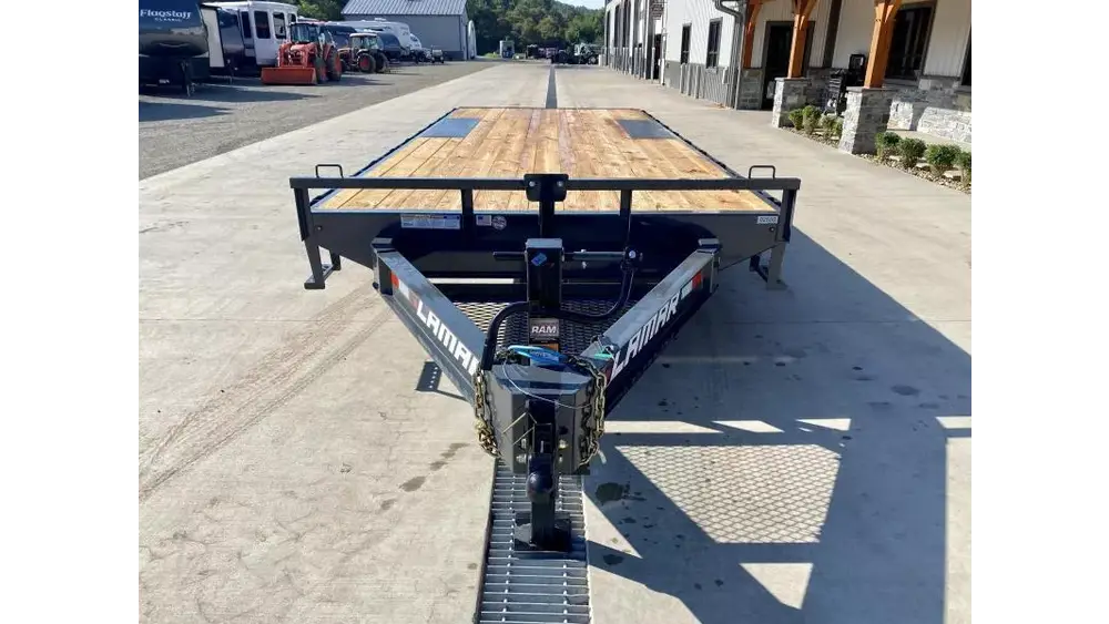 2026 Lamar Trailers Flatbed Trailer 14000 GVW 102x20' 14000# GVW Deckover Trailer F8022027-STRAIGHT - Image 7
